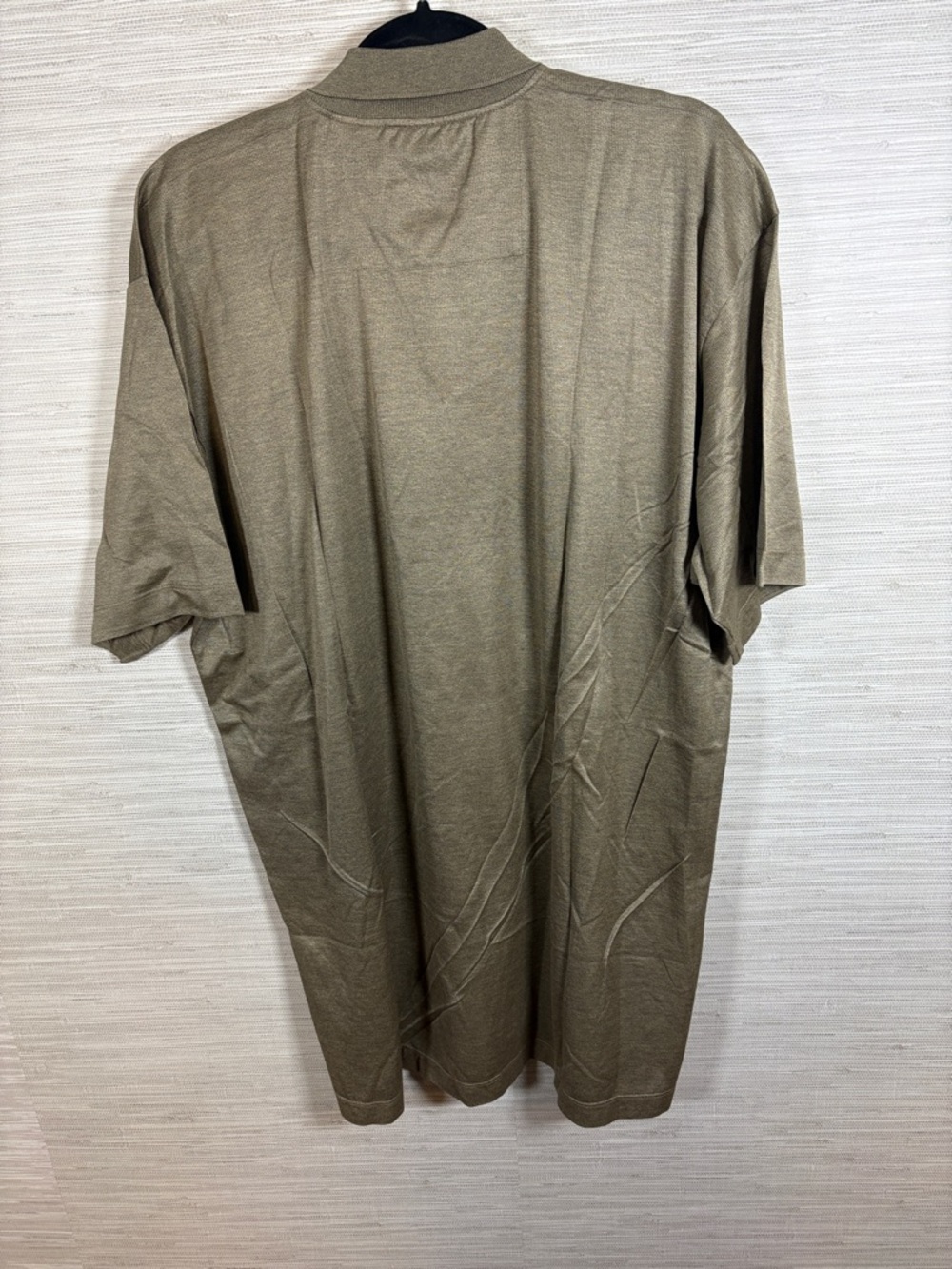 Jos. A. Bank Men's Olive Short-Sleeve Polo - Picture 3 of 3
